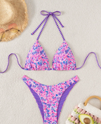 Blue Pink Floral