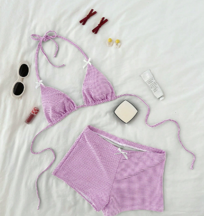 Rose plaid
