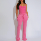 Supply Sling Pure Cotton Washed Distressed Two-Piece Set