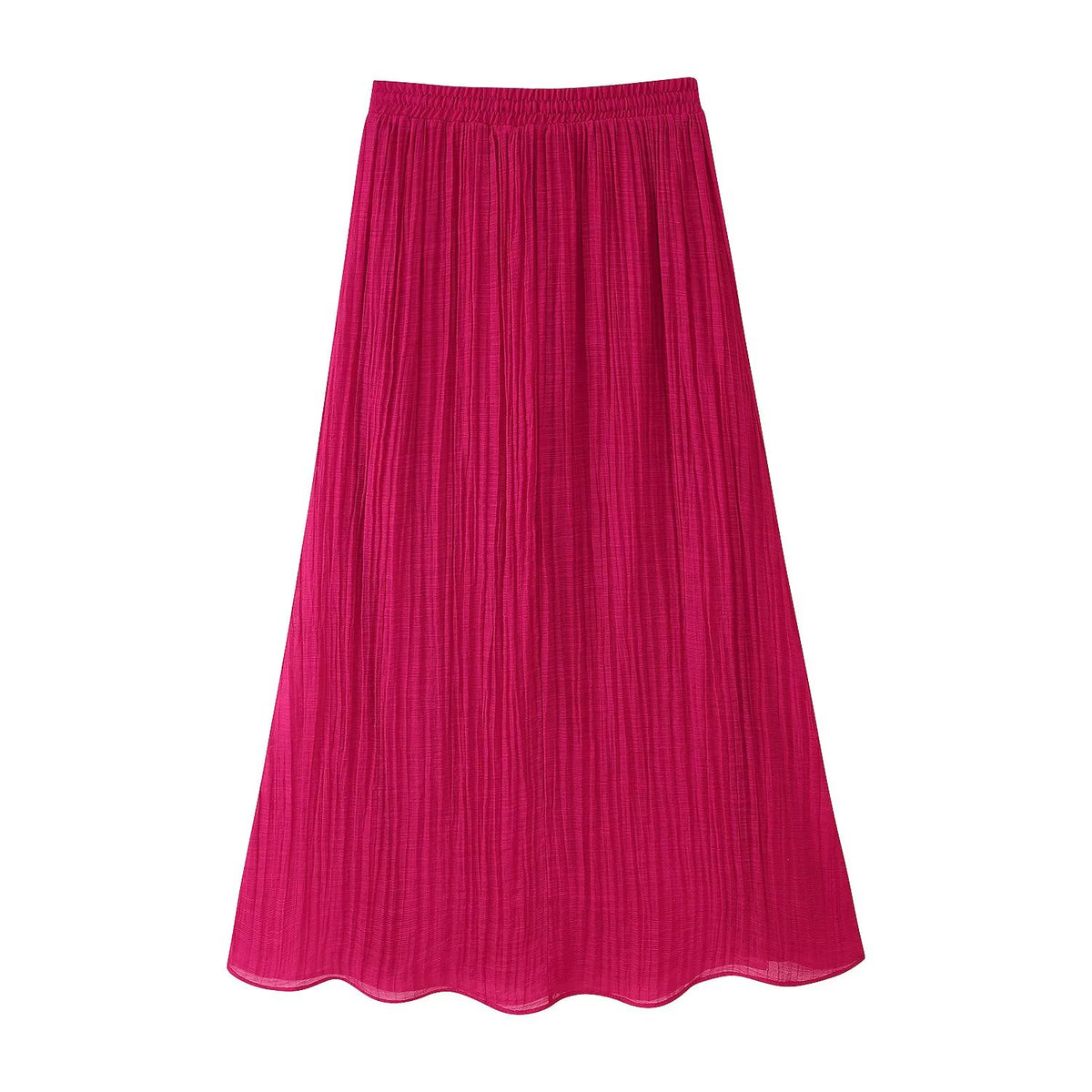 Women's Short Elastic Top Midi Skirt Sets
