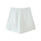 Women's Short-Sleeve Blazer and Shorts Separates