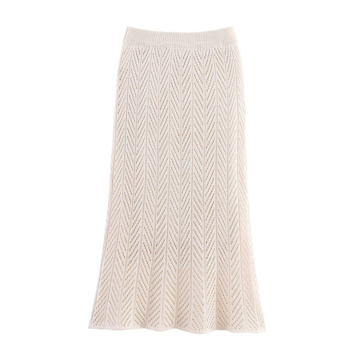 Women's Crocheted Hollow Out Cutout Coordinated Three-Piece Set