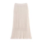 Women's Crocheted Hollow Out Cutout Coordinated Three-Piece Set
