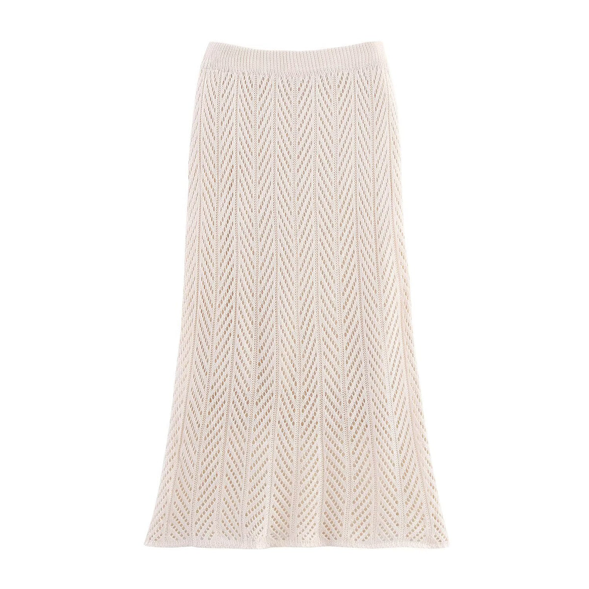 Women's Crocheted Hollow Out Cutout Coordinated Three-Piece Set