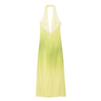 Women's Summer Women Clothing Printing Bow Tie Maxi Dress Women