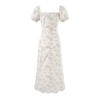Summer Dress Sexy Square Neck Floral Dress