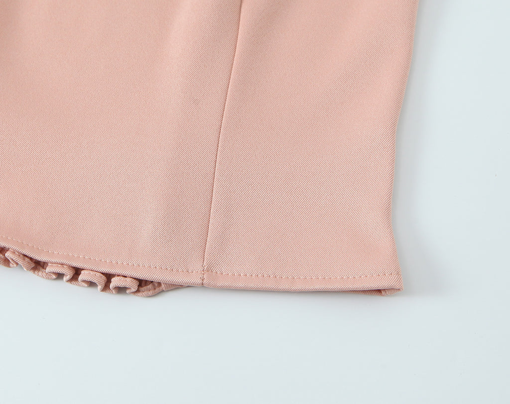 Women's Summer Women Clothing Sexy Slimming Tube Top Faux Two Pieces Contrast Color Spaghetti Strap Camisole Top Outer Wear