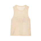 Women's Crochet Floral Cutout Tank Top