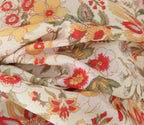 French Romantic Vintage Floral Holiday Atmosphere Slim Dress