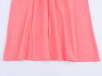 Women's Square-Neck Button A-Line Maxi Dress