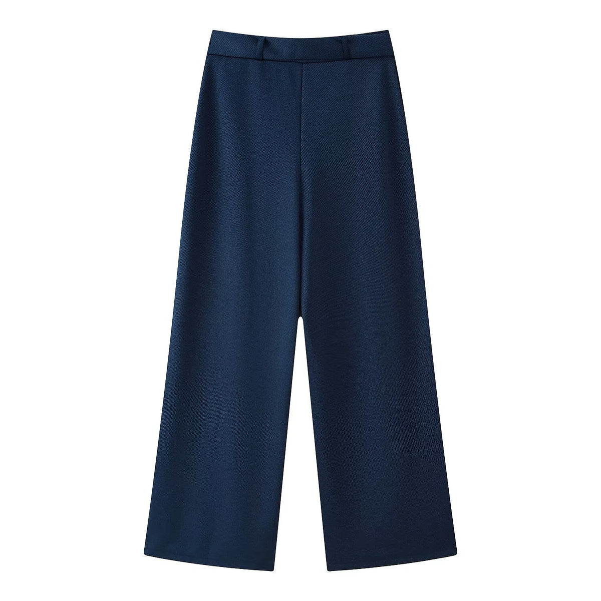 Women's Button Decoration Twill Top Pants Sets
