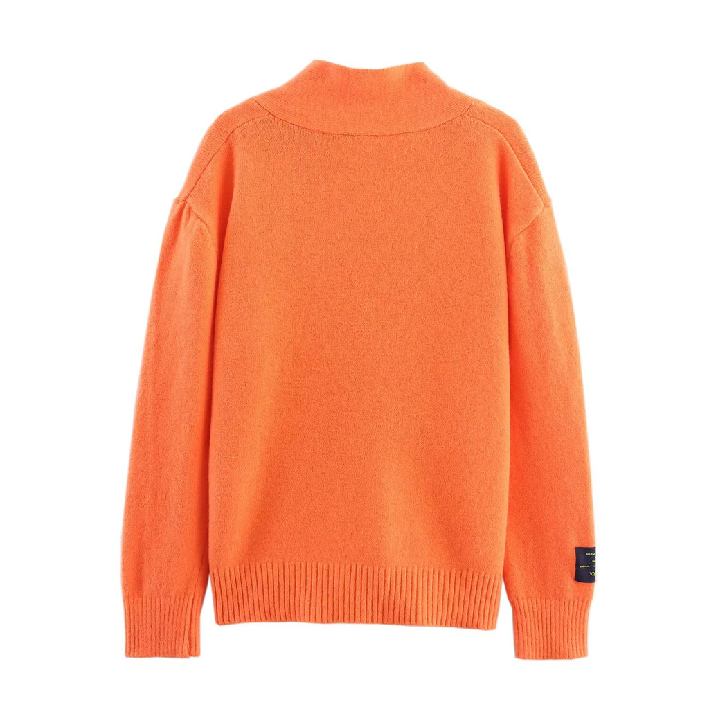 Casual V-Neck Retro Pullover Sweater High-Waisted Shorts Sets