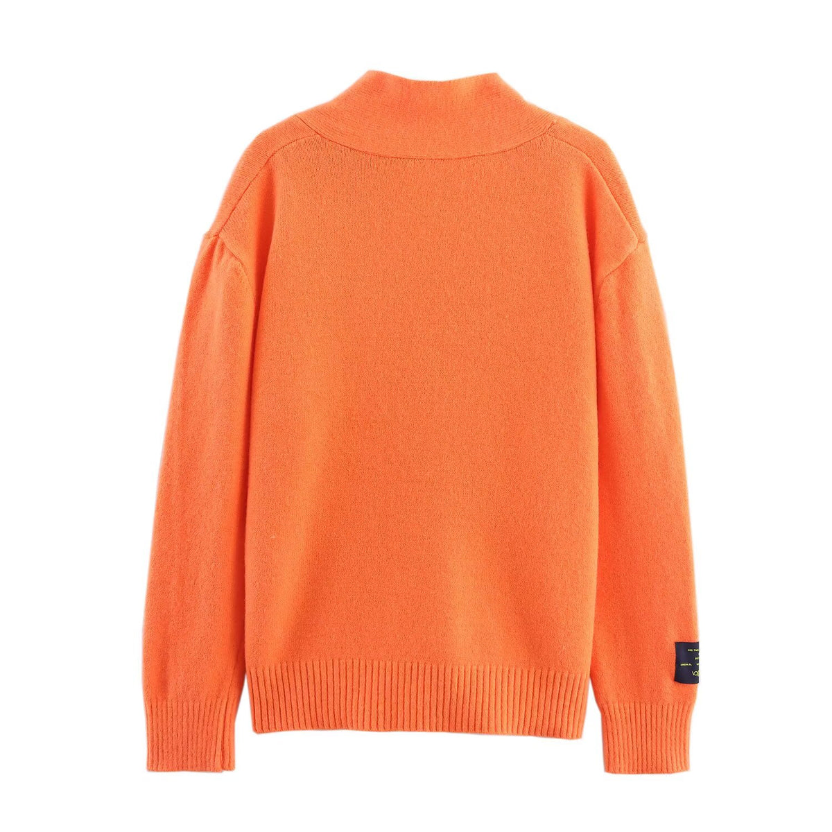 Casual V-Neck Retro Pullover Sweater High-Waisted Shorts Sets