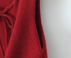 Women's Summer Bow Knitted Sweater and Skirt Two-Piece Set