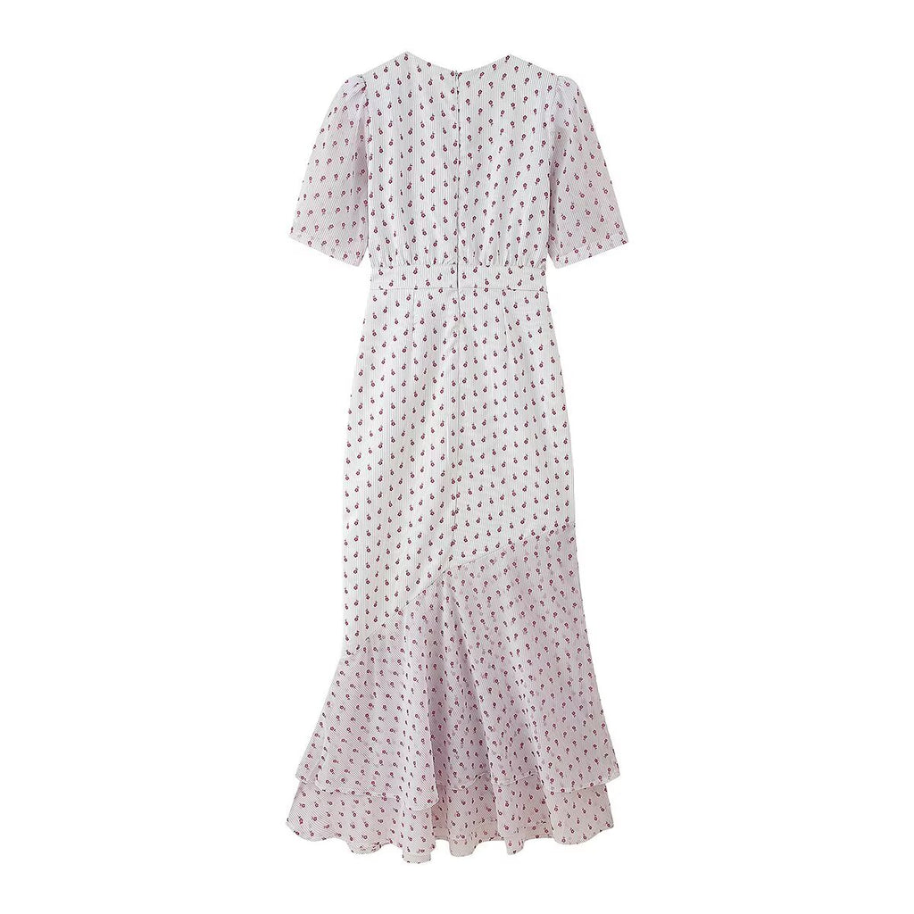 Retro Polka-Dot Dress