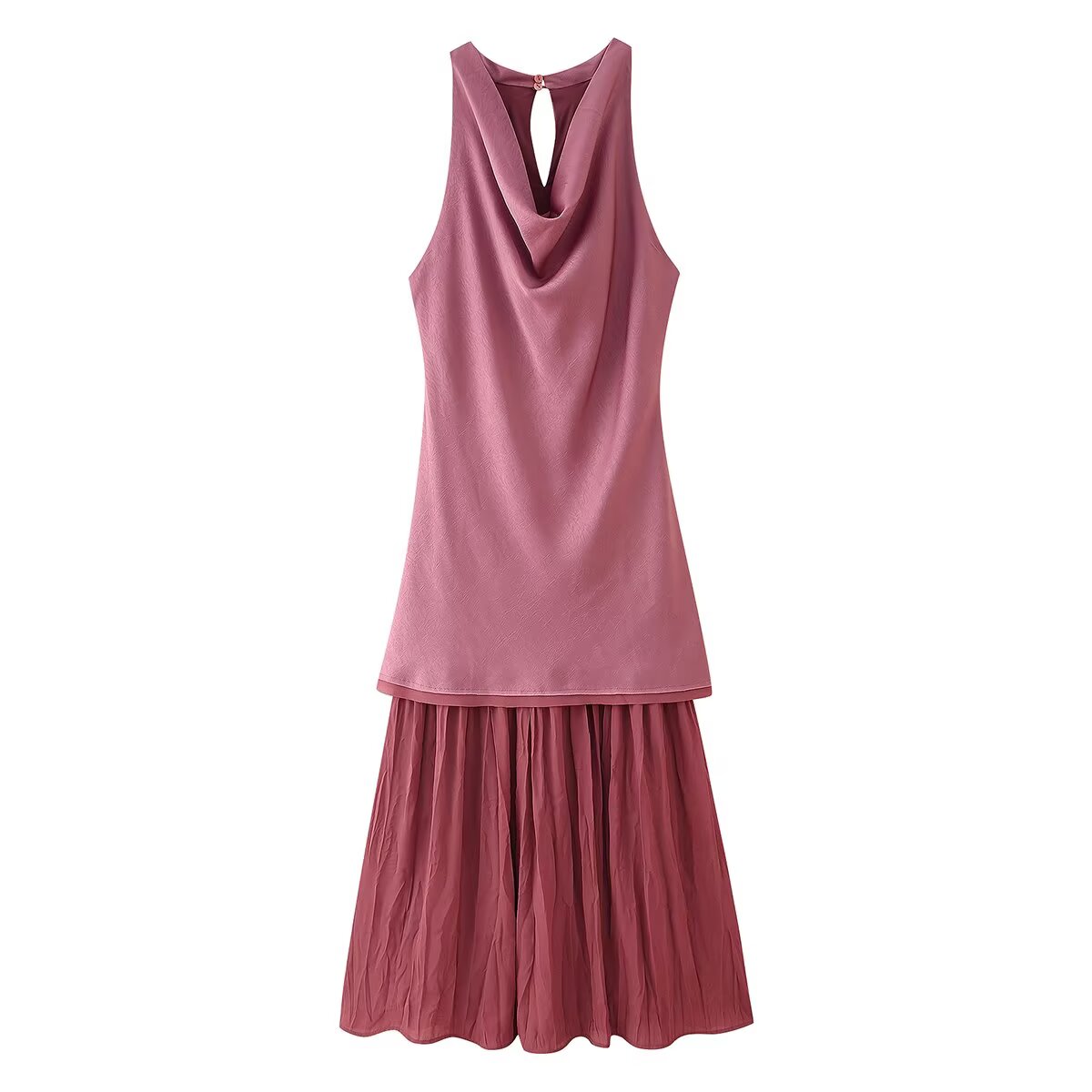 Women's Button-Front Maxi Dress