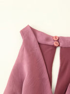 Women's Button-Front Maxi Dress