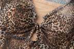 Women's 's Leopard Print Long-Sleeve Dress