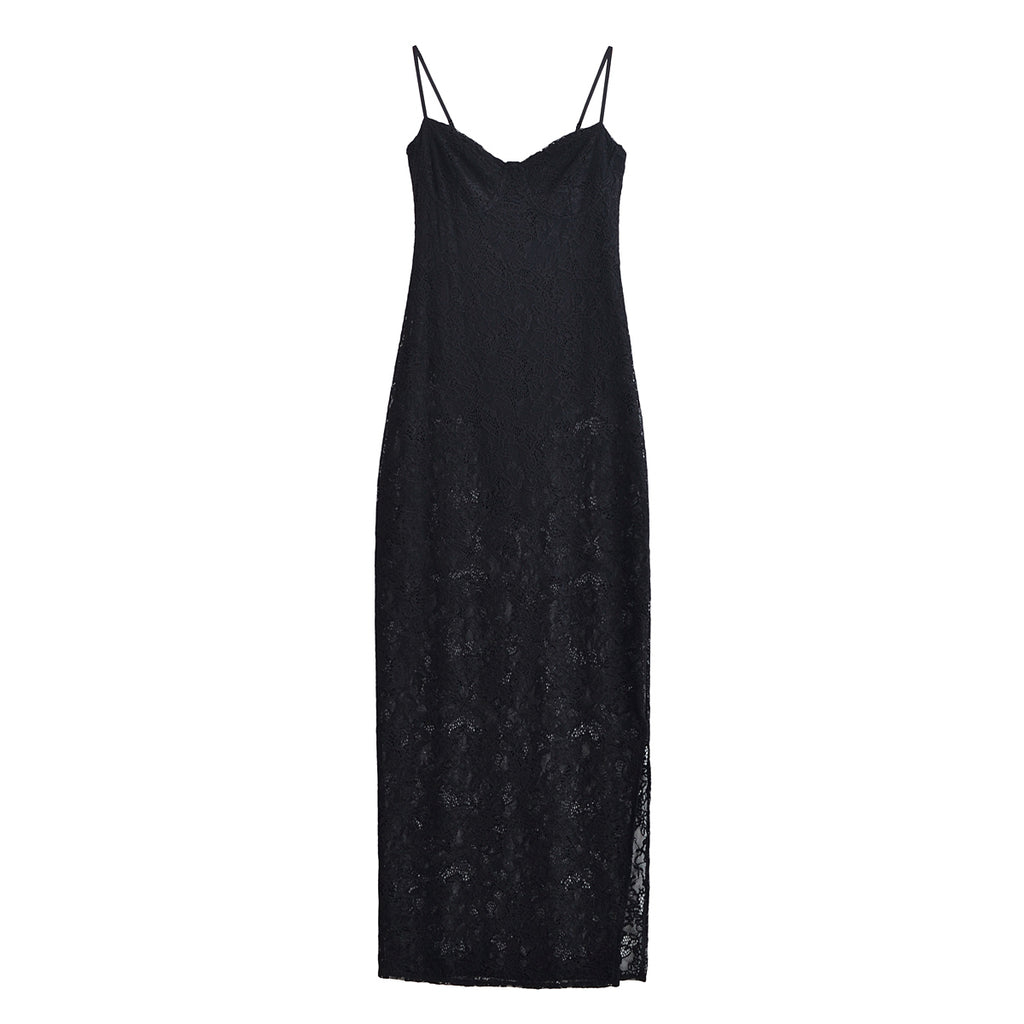 Elegant Lace Sling Dress