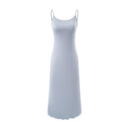 Women's Summer Casual Sexy Micro Stretch Long Sleeve Waist Slimming Figure Dress