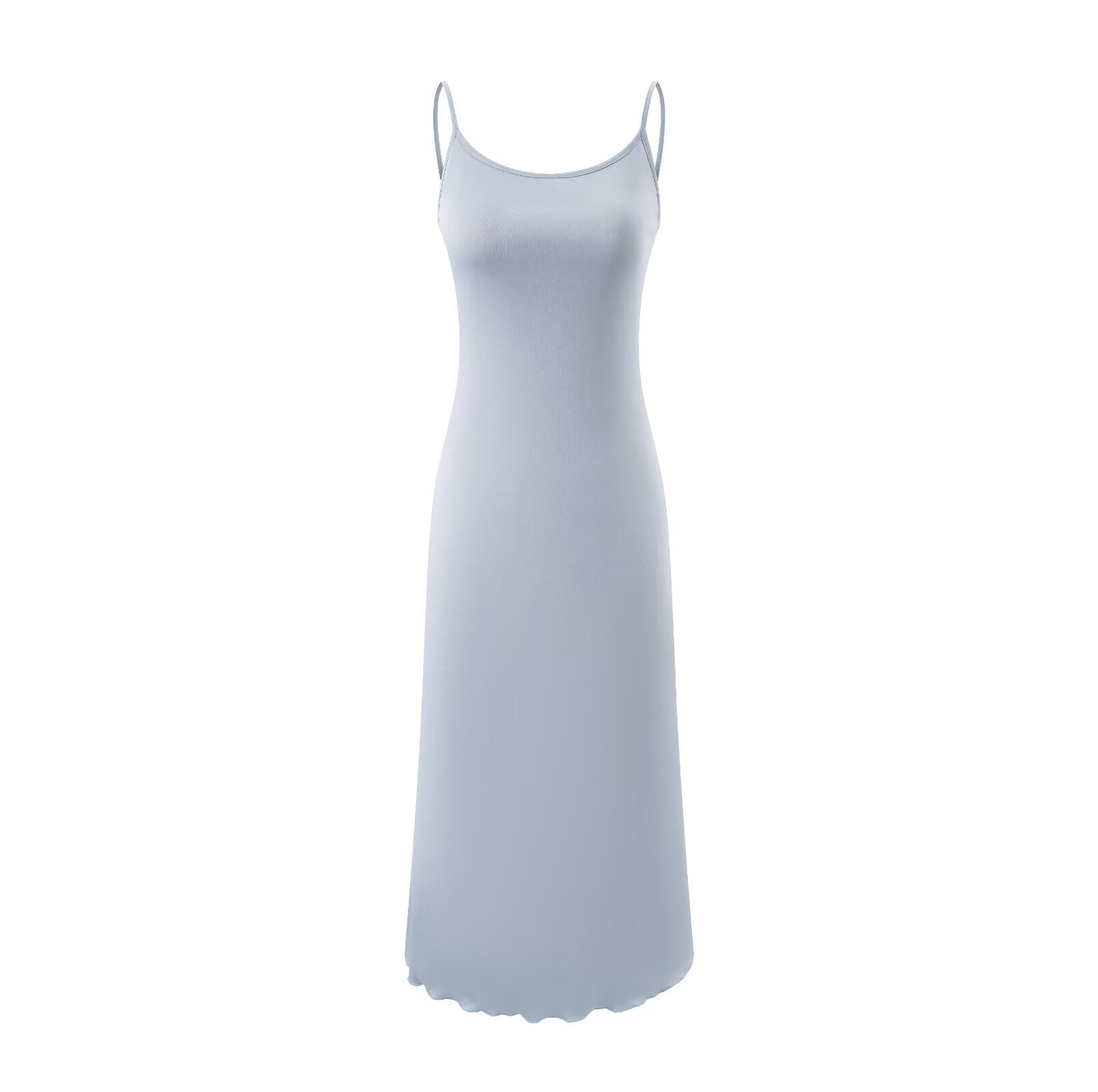 Women's Summer Casual Sexy Micro Stretch Long Sleeve Waist Slimming Figure Dress