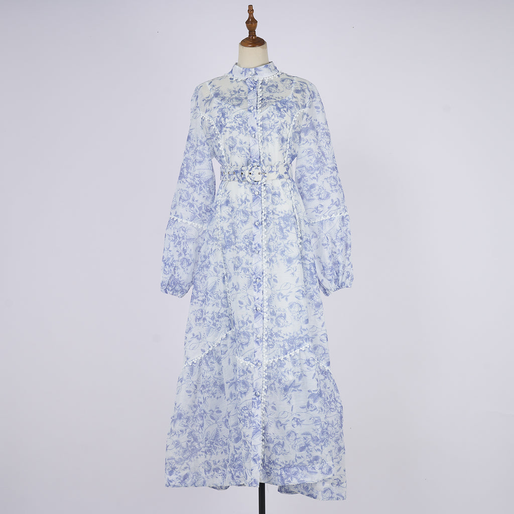 Two-Piece Lace-Trimmed Set