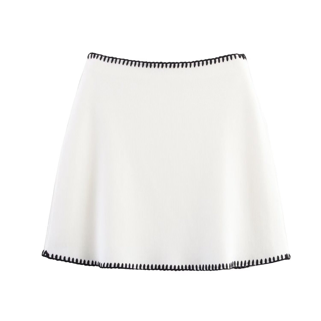 Women's Knit Embroidered Three-Piece Set