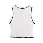 Women's Knit Embroidered Three-Piece Set