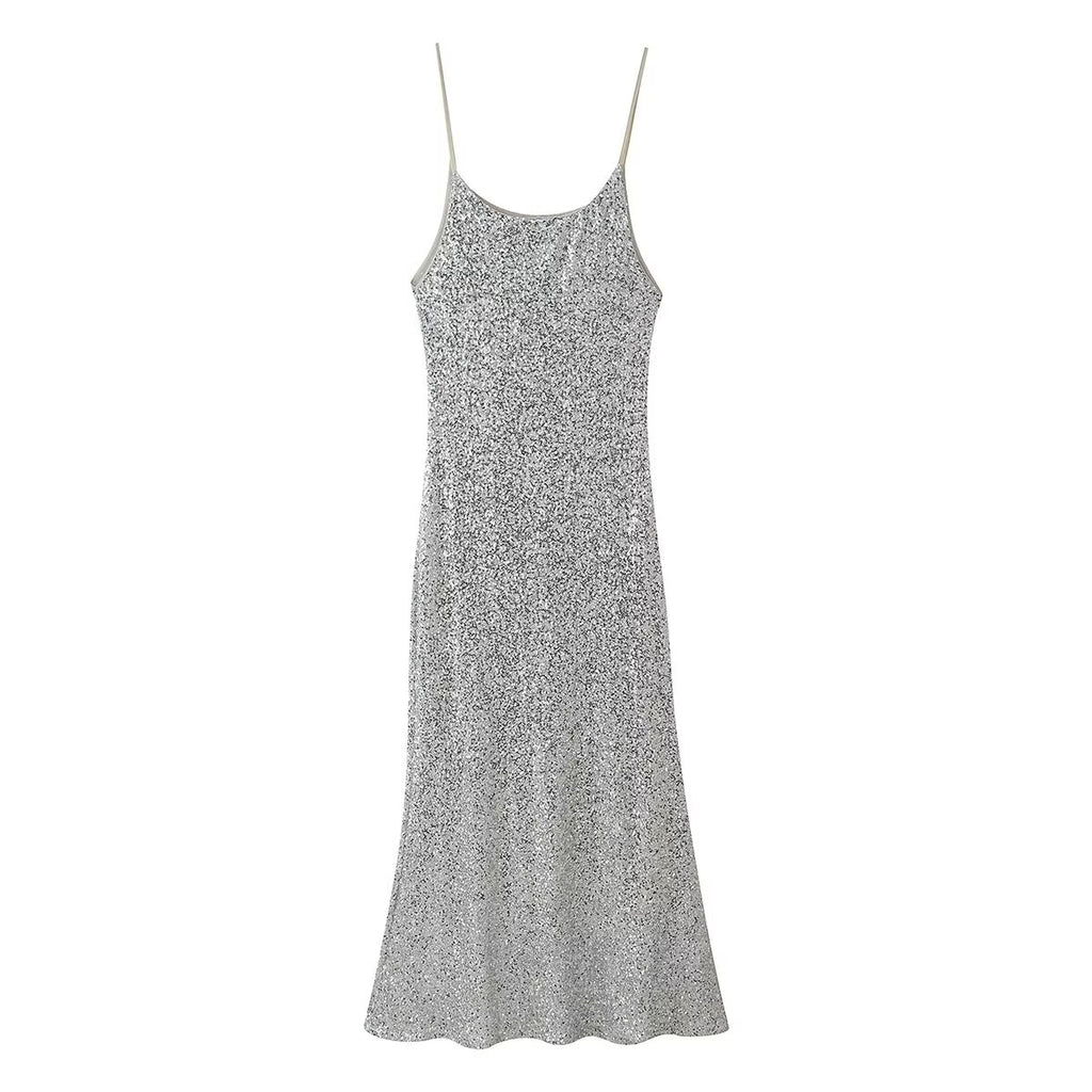 Beaded Bodycon Mini Dress
