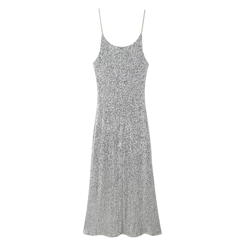Beaded Bodycon Mini Dress