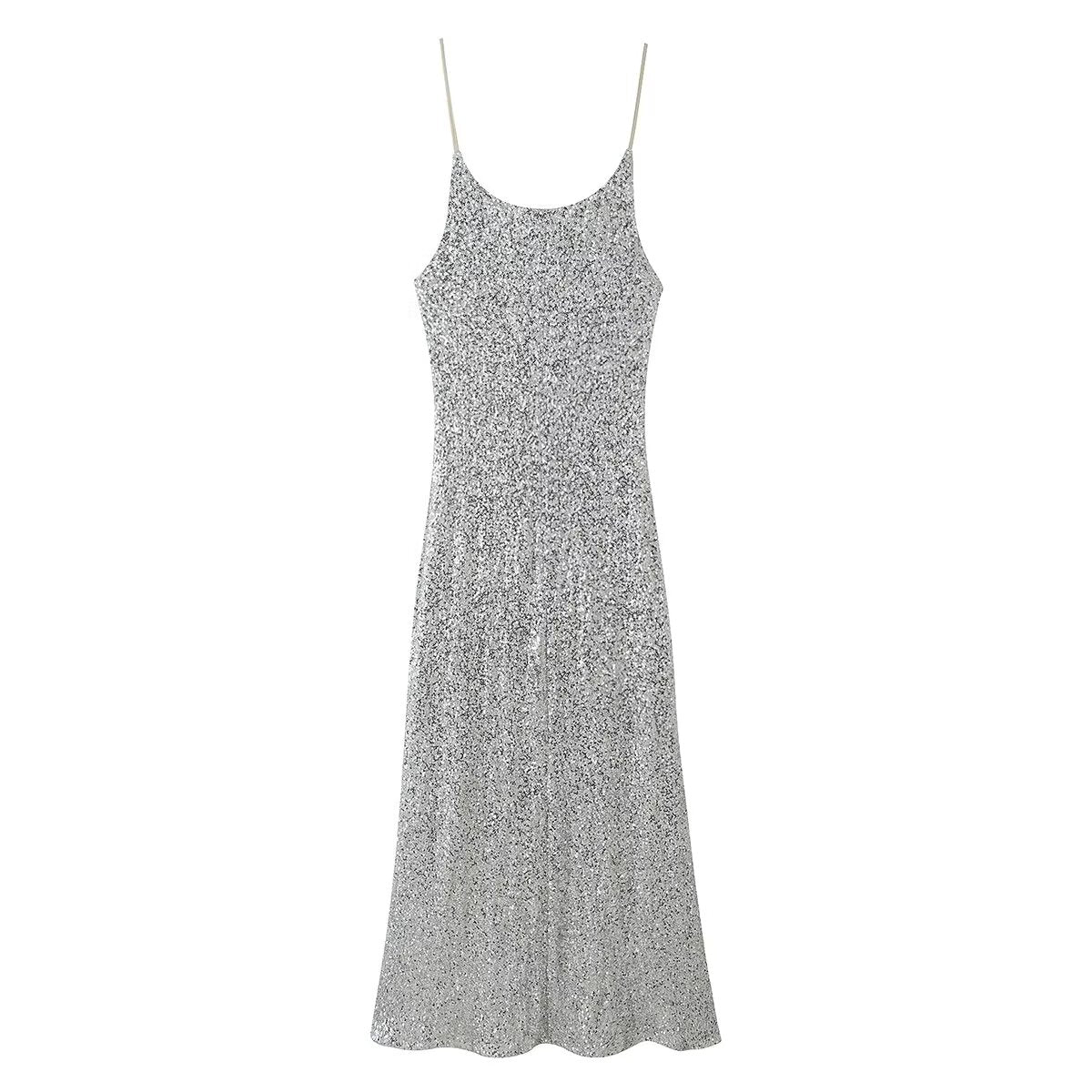 Beaded Bodycon Mini Dress