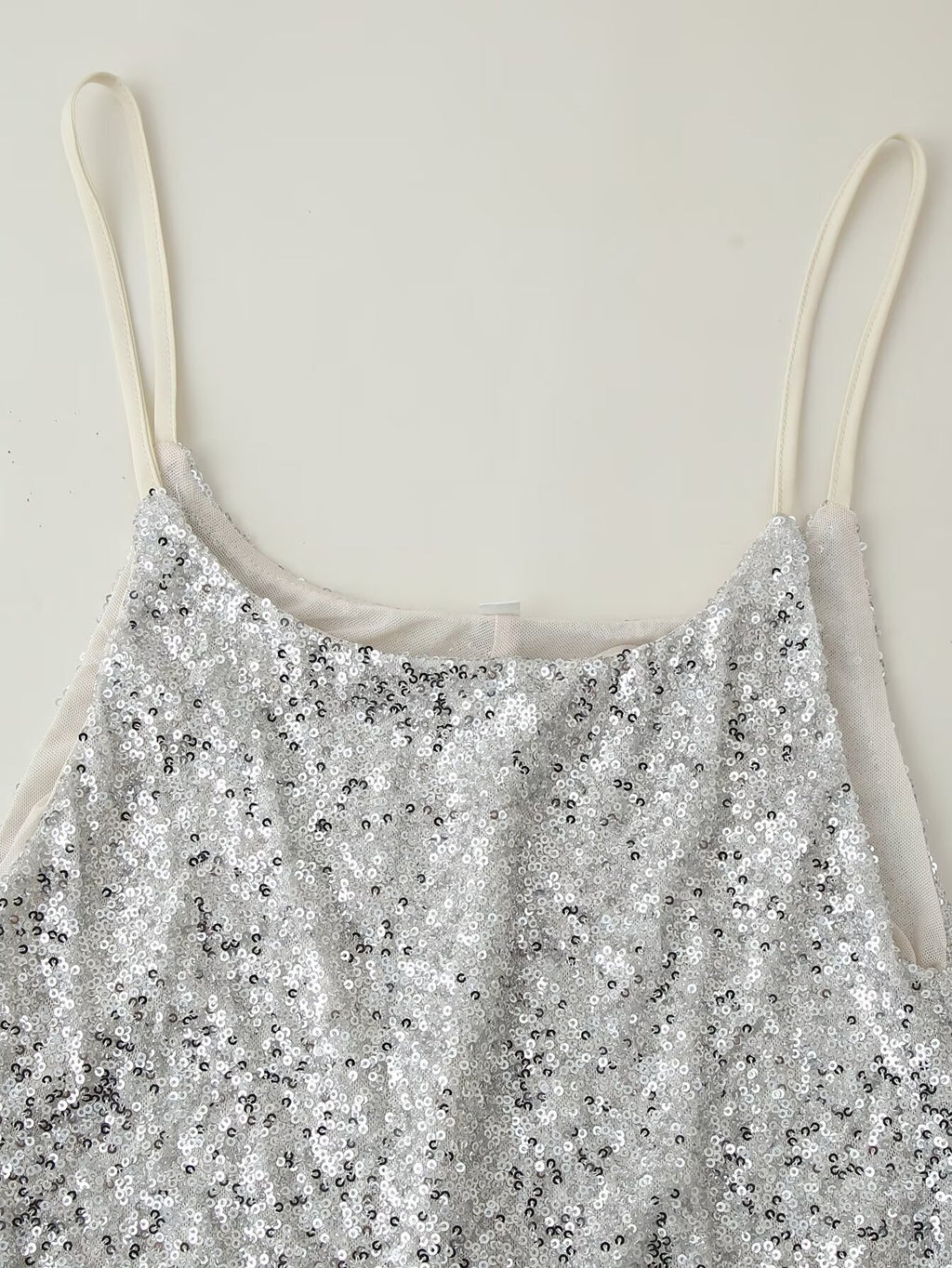 Beaded Bodycon Mini Dress