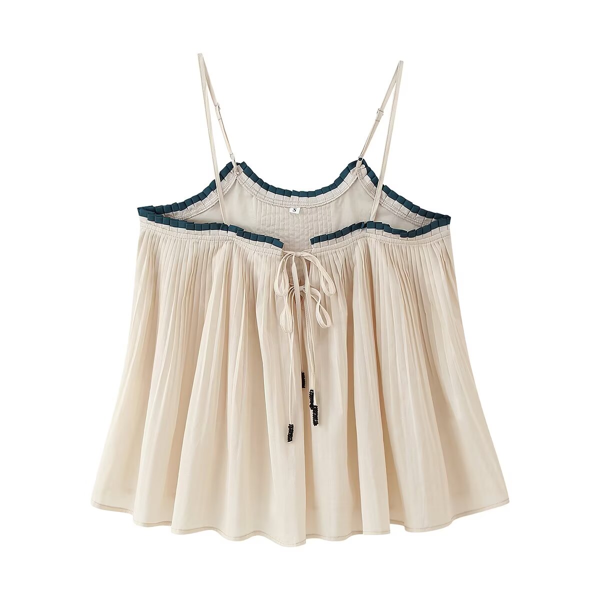 Women’s Apricot Contrast Trim Striped Camisole