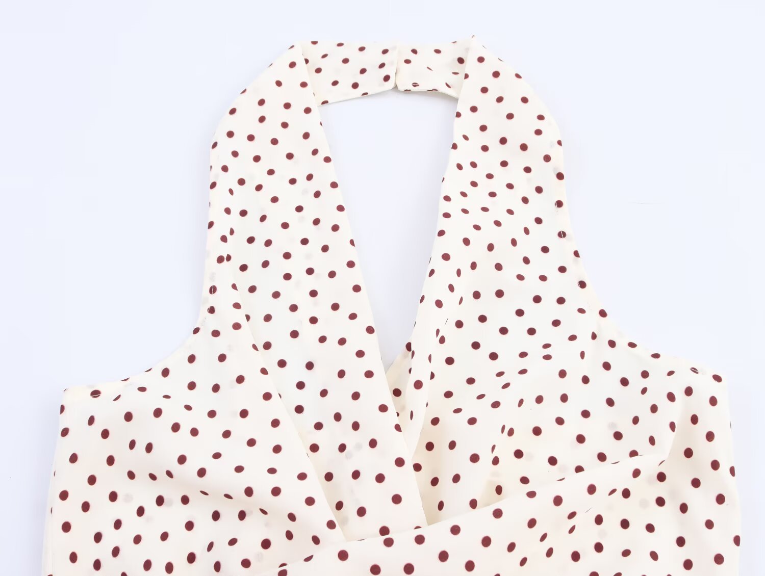 Women's Polka-Dot Halter Jumpsuit
