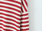 Women's Summer Women's Striped Loose Round Neck Long Sleeve T-Shirt