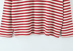 Women's Summer Women's Striped Loose Round Neck Long Sleeve T-Shirt