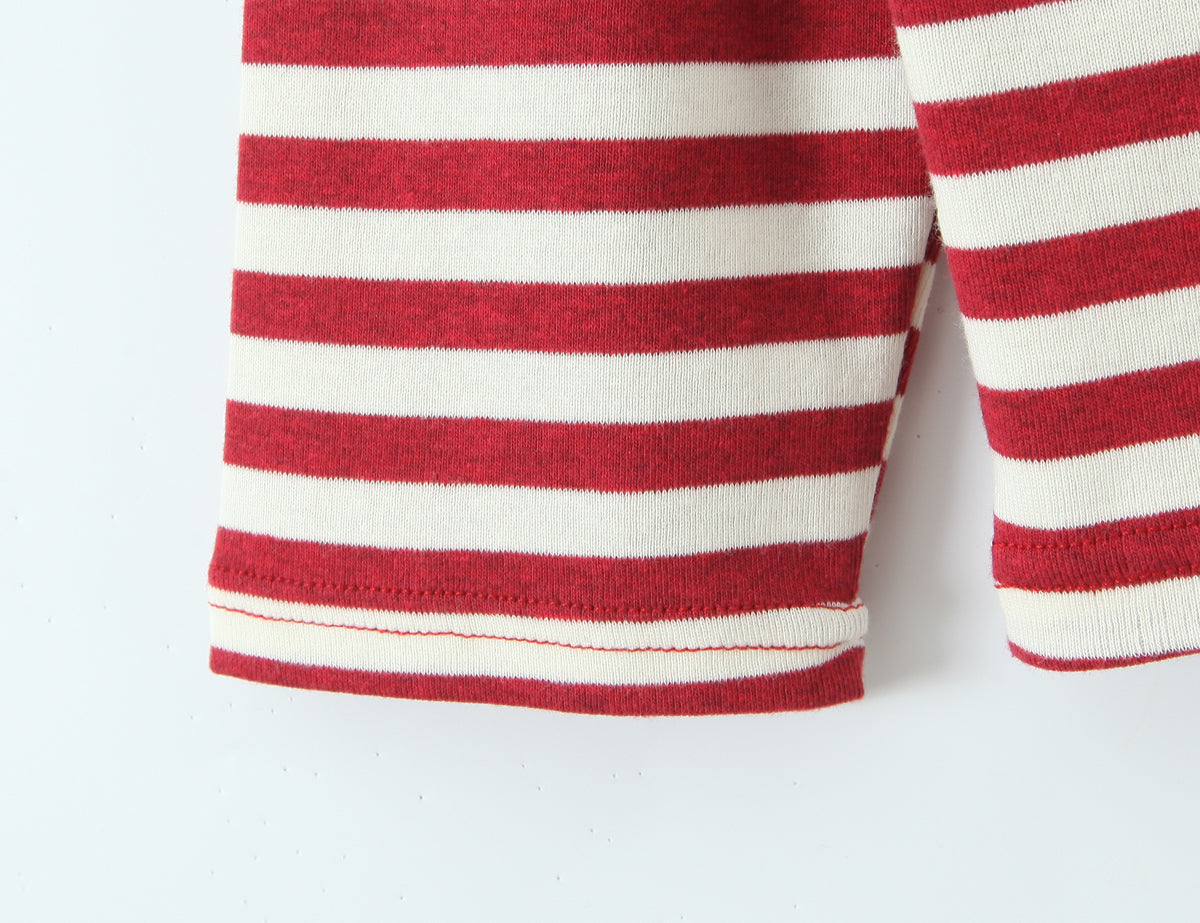 Women's Summer Women's Striped Loose Round Neck Long Sleeve T-Shirt