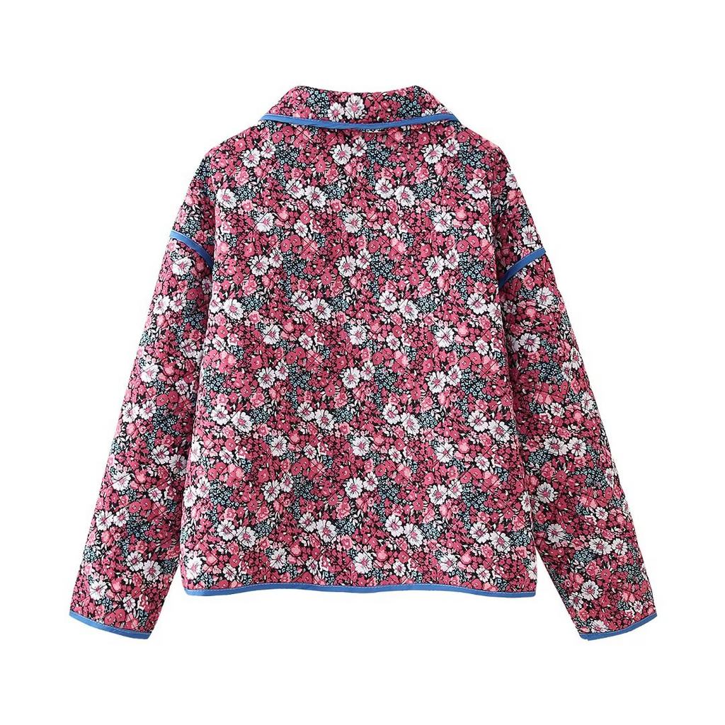 Women's Floral Padded Cotton Jacket