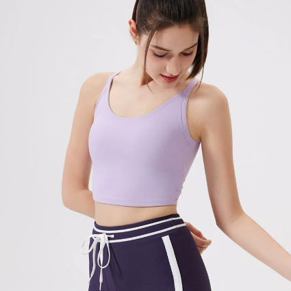 Women's Twist-Back Padded Yoga Bralette
