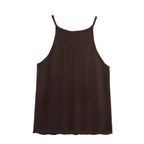 Women's Sling Knitting Top and Skirt Two-Piece Set