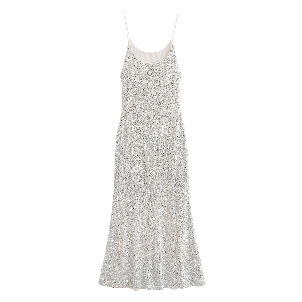 Beads Decoration Underwear Dress