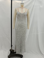 Beads Decoration Underwear Dress