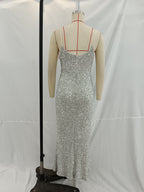 Beads Decoration Underwear Dress