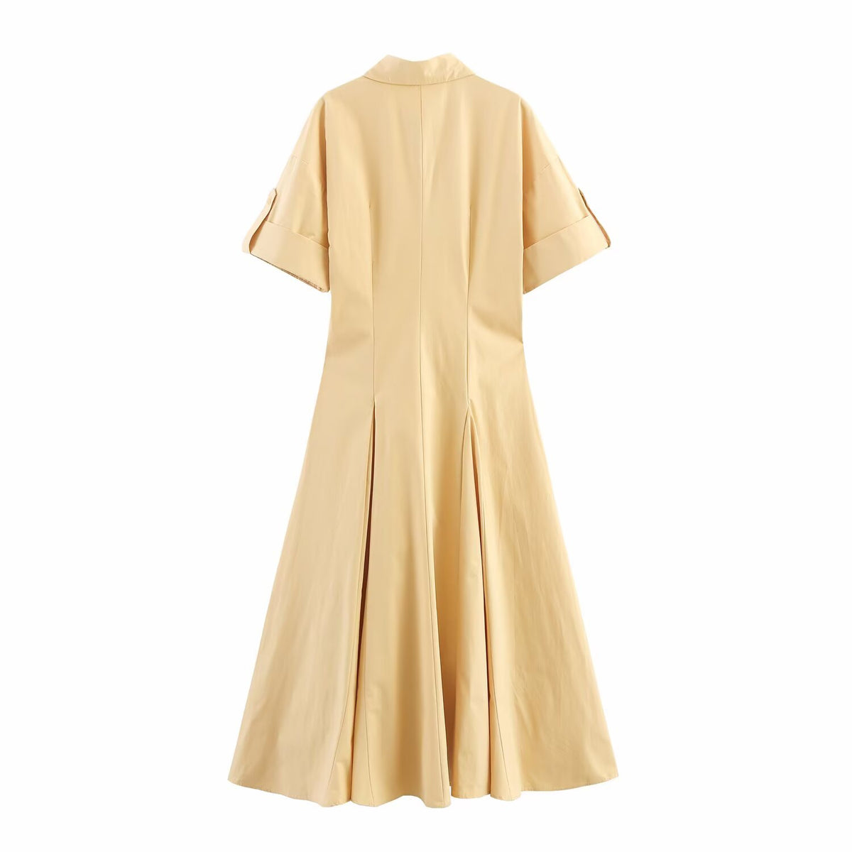 Women's Single-Breasted Shirt Dress