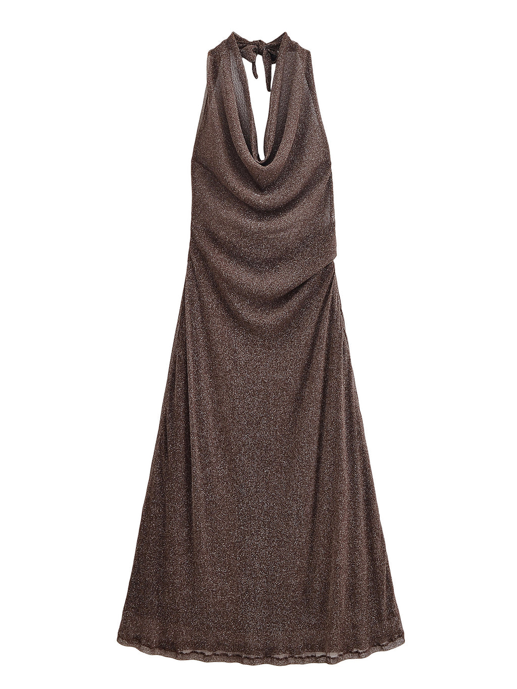Autumn Backless Metallic Dress