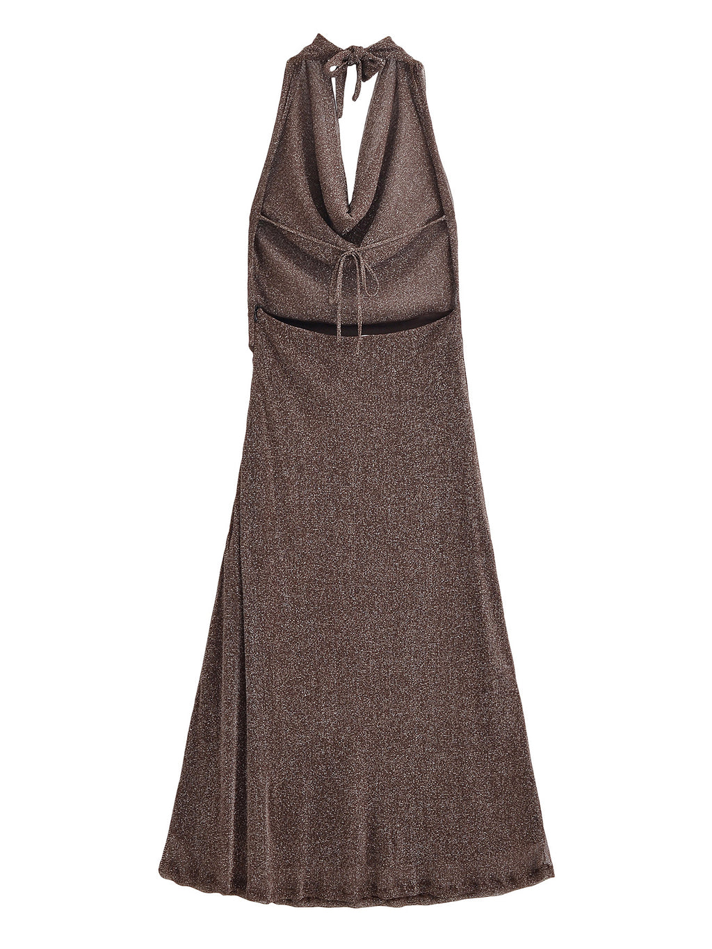 Autumn Backless Metallic Dress