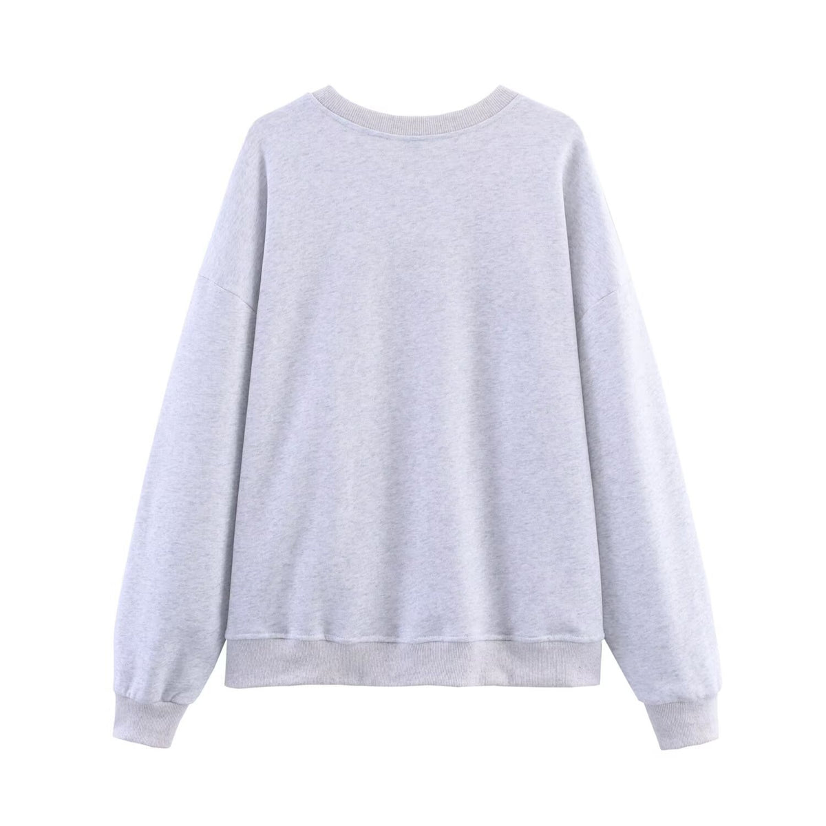 Casual Round-Neck Preppy Long-Sleeve Sweater Trousers Sports Set