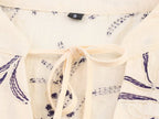Women's Lace-Up Embroidered Loose Shirt