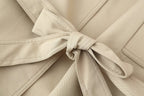 Women's Fall With Belt Trench Coat