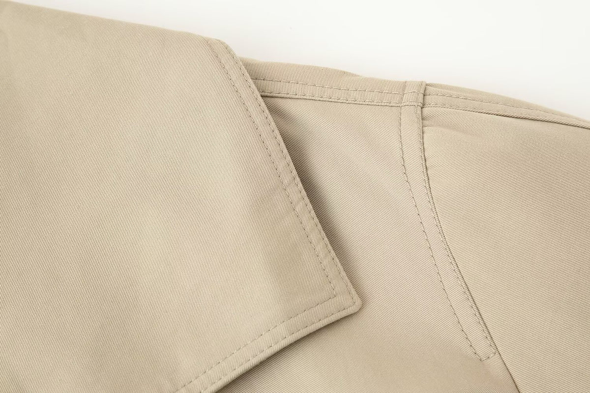 Women's Fall With Belt Trench Coat